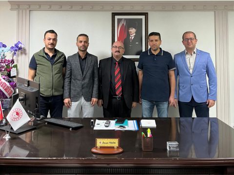 ERZİNCAN TARIM VE ORMAN İL MÜDÜR YARDIMCISI OLARAK ATANAN SN.ÖZCAN TEKİN'E HAYIRLI OLSUN ZİYARETİMİZ