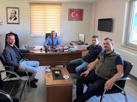 ESK TAVUK KOMBİNASI MÜDÜR YARDIMCISI OLARAK ATANAN VETERİNER HEKİM SN.BURAK KILIÇ'I ZİYARETİMİZ
