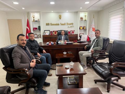 ERZİNCAN TARIM VE ORMAN İL MÜDÜRÜMÜZ SN.ALPER KOÇAKER'E İADEİ ZİYARETTE BULUNDUK