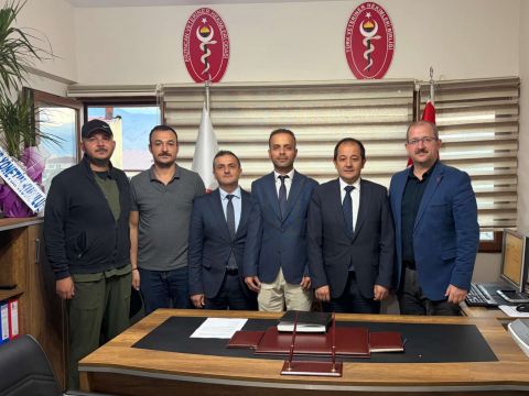 İL TARIM VE ORMAN MÜDÜRÜMÜZ SAYIN ALPER KOÇAKER'DEN ODAMIZA HAYIRLI OLSUN ZİYARETİ