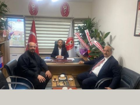 İŞ İNSANI SAYIN SÜLEYMAN TAN VE SAYIN OĞUZ TAN'DAN  HAYIRLI OLSUN ZİYARETİ
