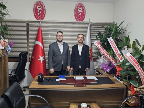COŞKUNFIRAT ECZA DEPOSU SAHİBİ VETERİNER HEKİM SAYIN BURAK COŞKUNFIRAT'TAN HAYIRLI OLSUN ZİYARETİ