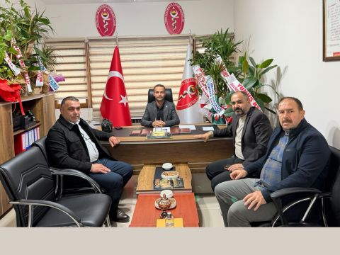 ERZİNCAN DAMIZLIK SIĞIR YETİŞTİRİCİLERİ BİRLİĞİ YÖNETİM KURULUNDAN ODAMIZA HAYIRLI OLSUN ZİYARETİ
